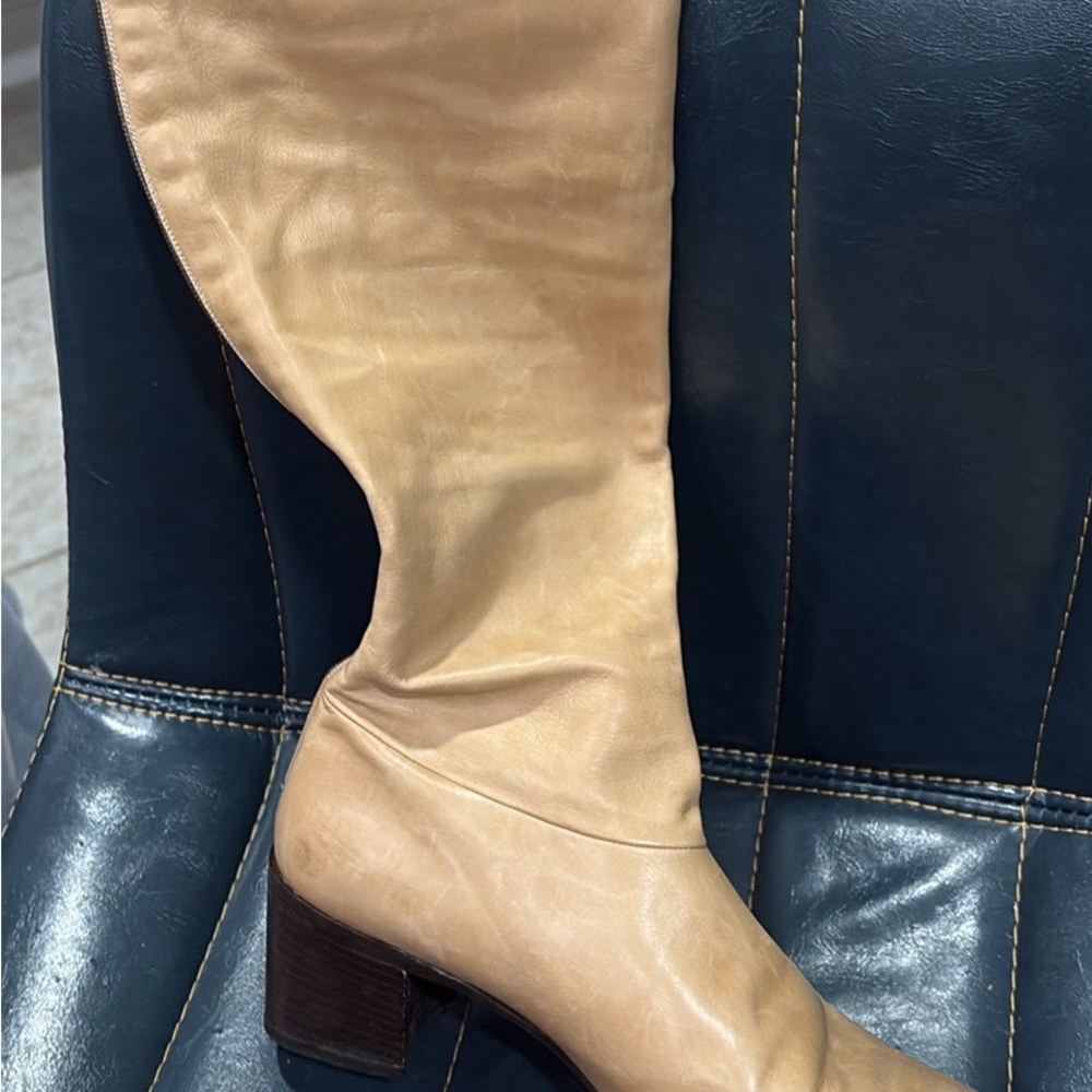 Fratelli Rossetti Tan Leather Heeled Boots